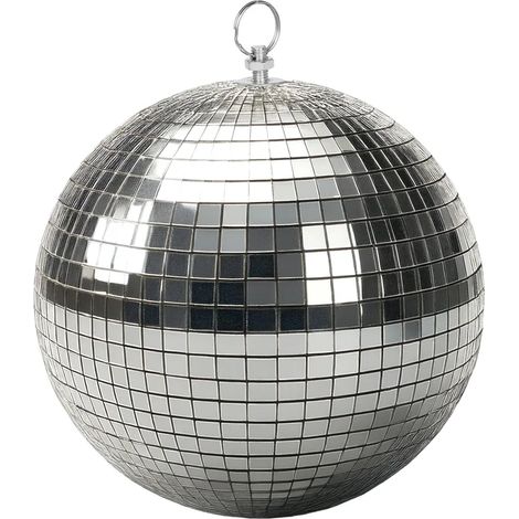 1.01 Boule à facettes 18 cm avec crochet de suspension - boule disco (moyenne) (1/2)