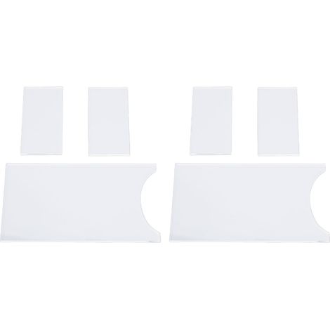 Soavoa Butée de Meuble Transparente Réglable Sans Perçage Protection Murale et Sécurité Incendie Lot de 4 Pièces Universelles (1/4)
