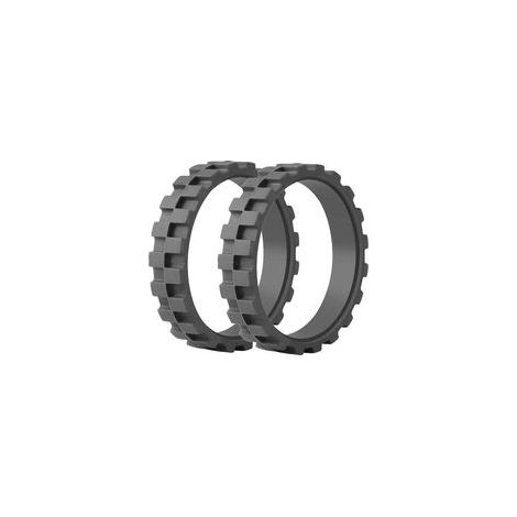 PNEUS Roues pour IROBOT ROOMBA séries 500, 600, 700, 800 et 900 (Pack 2 unités) Antidérapant, adhérence exceptionnelle et Montage Facile (2 pièce, noir) (1/5)