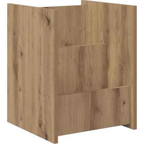Magazine Rack Artisan Oak 35 x 35 x 45 cm Engineered Wood vidaXL