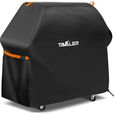 Housse de barbecue imperméable 140x65x120 cm en tissu Oxford 420D, protection antivol pour Weber, Char Broil (1/5)