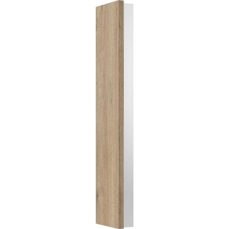 Saniclass Prime Panneaux latéraux Armoire miroir - chêne