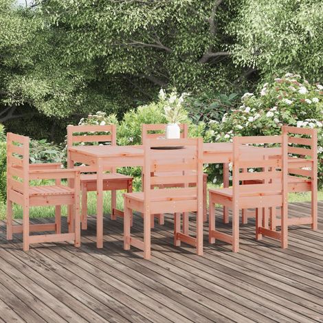 Ensemble à manger de jardin 7 pcs bois massif Douglas (1/5)
