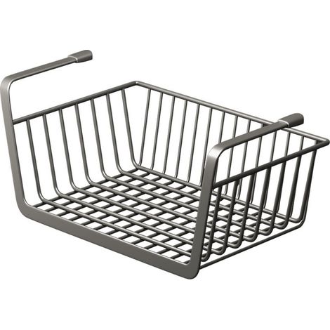 Paniers de rangement suspendus, paniers de rangement sous-meuble, paniers suspendus en métal, étagères de rangement sous-meuble