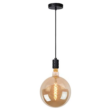 Lampada a sospensione moderna nera Jova E27 60W Lucide (1/4)