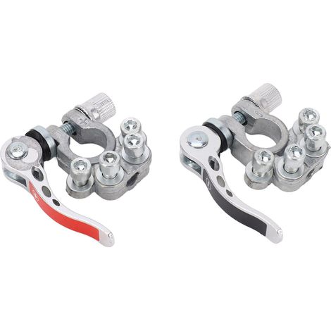 Schnellkupplungs-4-poliger Batteriepolstecker, Plus- und Minuspol, Typ A für Kfz-Kabel, mit Schlüssel (1/5)