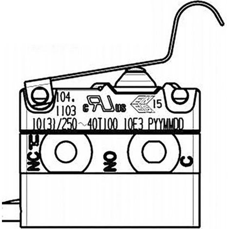 Marquardt 1048.6113 Interruttore a scatto rapido 1048.6113 250 V/AC 10 A 1 x On / (On) IP67 Momentaneo / Momentaneo 1 p