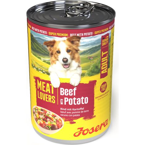 Josera Meatlovers Hundenassfutter Adult 400 g Rind & Kartoffel