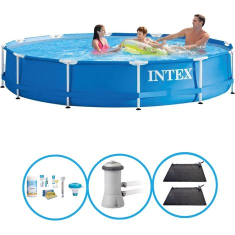 Intex Piscine Tubulaire Ronde - 366x76 cm - 4-pièces  S22470 (1/5)