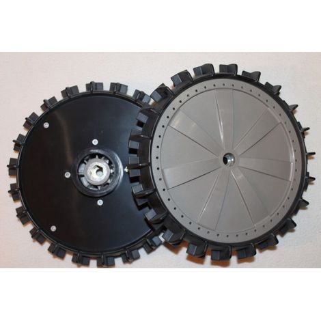 Par de ruedas traseras con neumático para robot Ambrogio L210 L200R DELUXE-ELITE