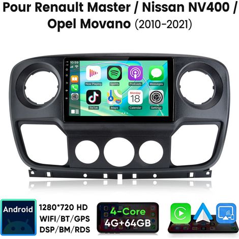 10 pouces Carplay Autoradio pour Renault Master 2010-2021 Android 64GB JUNSUN (1/5)