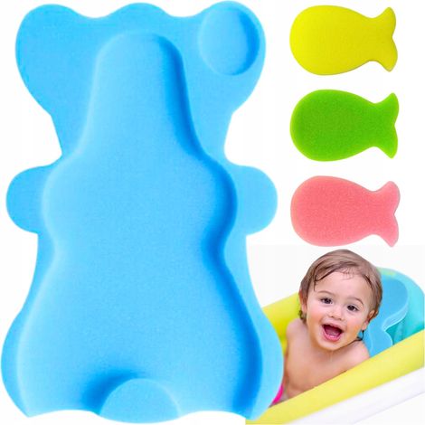 Colchón insertable para bañera, inserto de esponja, alfombrilla para bañera + 3 esponjas (1/5)