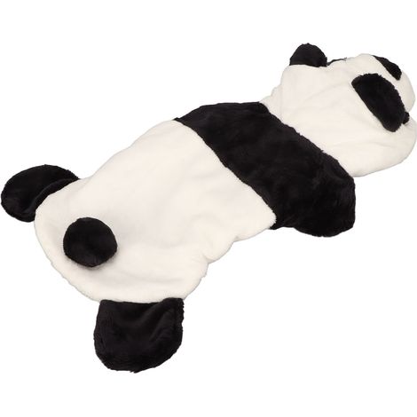Vêtements pour chien Panda - Protection solaire et chaleur - Sweat à capuche mignon pour l'automne et l'hiver - Idéal pour Halloween - Blanc - Taille M (1/5)