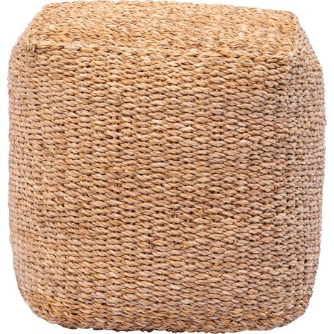 Nordlys - Pouf Bout de Canapé en Jute Naturelle avec Rangement (1/5)
