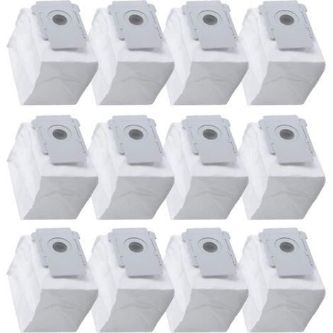 Sacs À Poussière - Pour Roomba i7 i3 i6 i8 s9 Plus Series - Compatible Clean Base - Capacité 30 Barils - Fibre De Fusion Ultra-Fine - Lot De 12 (1/5)