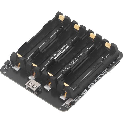 Boîtier de protection pour 4 piles au lithium, carte de développement avec protection contre la surcharge, 5 V CC (1/5)