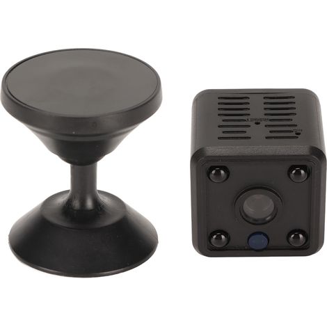 Mini caméra sans fil WiFi avec objectif grand angle de 160°, détection de mouvement et vision nocturne pour la sécurité de votre domicile. (1/4)