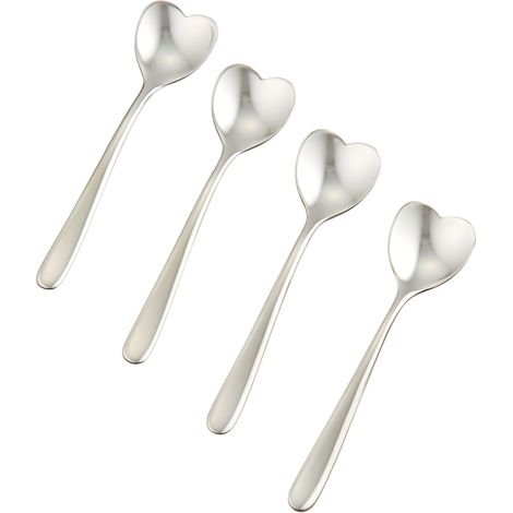 Alessi Il Caffè AMMI08SET Set di 4 Cucchiaini da Caffè di Design in Acciaio Inox