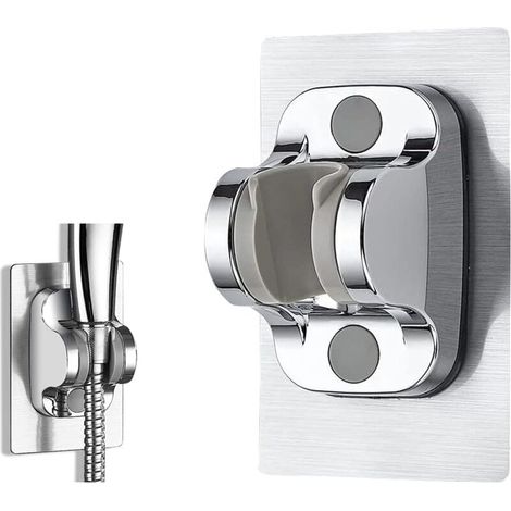 YMYNY Duschhalter, Handbrausehalter ohne Bohren, Wandmontage, Duschkopfhalter, universell verstellbar, Duschhalterung, Badezimmerzubehör (1/4)