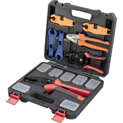 TOOLCRAFT TO-9660084 Solar Installations Werkzeug Set MC3 & MC4 Verbindungen (1/5)