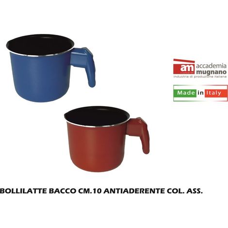 Pentolino latte bollilatte con manico 10 cm accademia mugnano