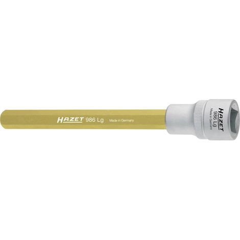 Douille mâle 986LG-11 ∙ Carré creux 12,5 mm (1/2 pouce) ∙ Profil à 6 pans intérieurs ∙ 11 HAZET (1/2)