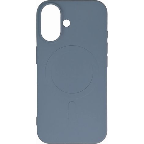 Funda de silicona líquida con MagSafe para iPhone 16e - Gris