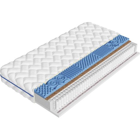 Matelas ComfiDream Somnus , Avec ressorts (Pocket), Emballé en rouleau, Mousse de polyuréthane, Fibre de noix de coco, 7 matelas à 7 zones de dureté, Deux niveaux de fermeté, À deux côtés (1/3)