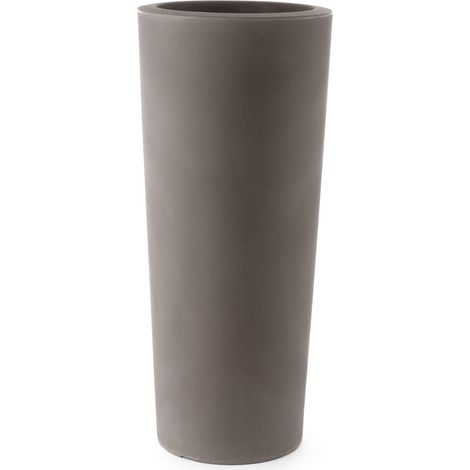 Vaso Ø55x145 cm in Polietilene Schio Cono 145 Cappuccino (1/3)