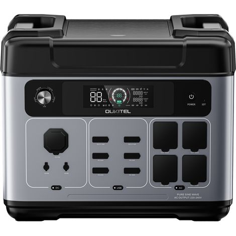 Centrale Électrique Portable - OUKITEL - P2001 PRO 3200W,2048WH 51.2V