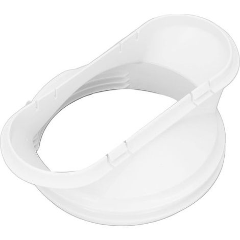 Adattatore per finestra per condizionatori d'aria con ugello piatto, raccordo per tubo di scarico, migliora le prestazioni di raffreddamento, accessorio per condizionatori d'aria portatili (1/5)
