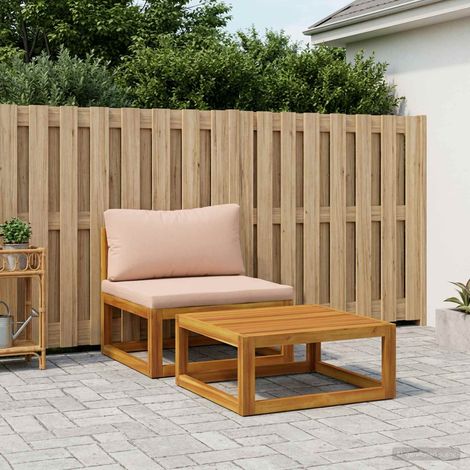 vidaXL Conjunto de sofás modulares con cojines 2 uds. (1/5)