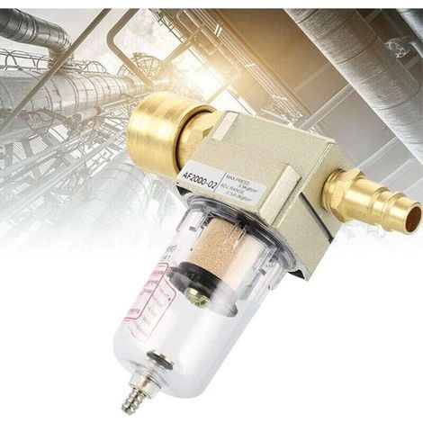 Séparateur dEau à Air Comprimé, Filtre Régulateur pour Air Comprimé 1/4, Filtre Régulateur Compresseur, pour Filtre Compresseur,