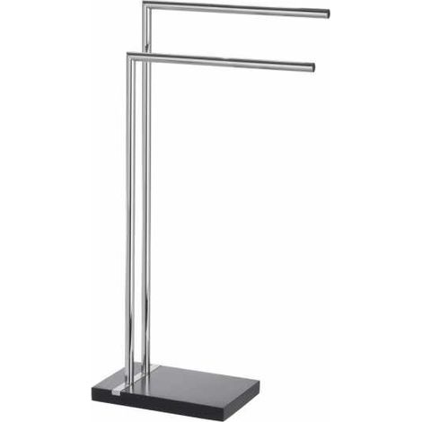 Wenko Noble Noir porta-asciugamani doppio 45,5x82x20 cm (1/5)