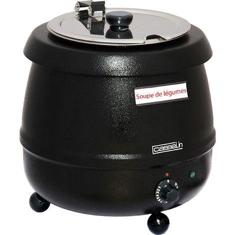 Soupière électrique 9 Litres noire 400 W, 220 V - MONO