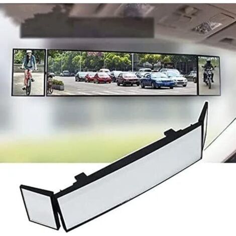Rétroviseur, rétroviseur intérieur de Voiture Grand Angle rétroviseur intérieur de Voiture Universel Pliable détachable Accessoires de Voiture (1/4)