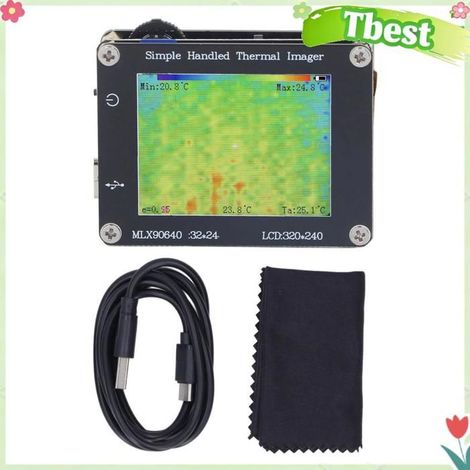 Tbest Caméra infrarouge d'imageur thermique Imageur Thermique Caméra Infrarouge Portable écran de 2 quincaillerie deperdition (1/5)