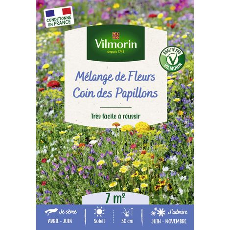 Coin Papillons - 7 m² - Mélange de fleurs Vilmorin (1/3)