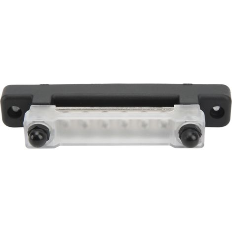 6-polige schwarze Batterieverteilerleiste, ABS-Gehäuse, flexibler Edelstahl, Wohnmobil-Stromverteiler (1/5)