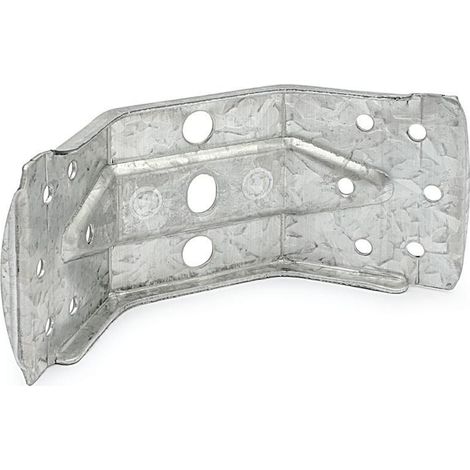 escuadra de mesa. galvanizada. acero. 60 mm. cuerpo plegado a 90°. ala alargada (1/2)