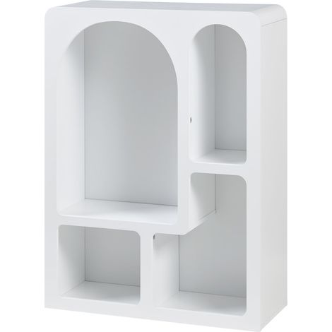 Libreria senza tempo ed elegante 80 x 60 x 24 cm bianco 030009001