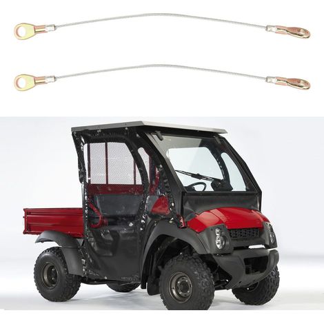 Ensemble de crochets de câble de hayon adapté aux Kawasaki Mule 600 610 XC 610XC (paire) (1/5)