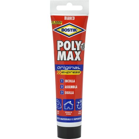 BOSTIK POLYMAX ORIG.EXPRESS BIANCO TUBO 165G  PZ 12,0