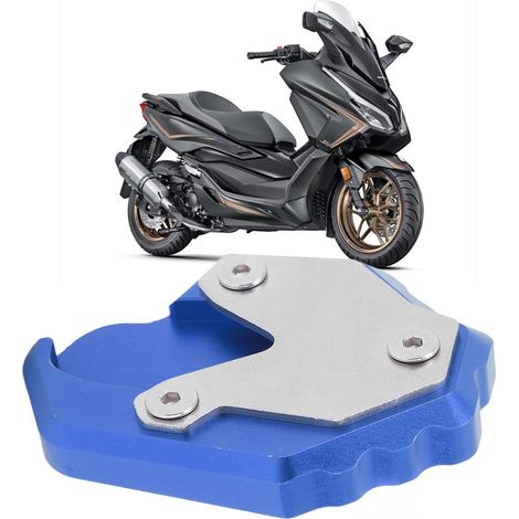 Motorrad-Seitenständer/verbreiterter Sitz, kompatibel mit Forza 350 NSS350 2020-2022 (blau) (1/5)