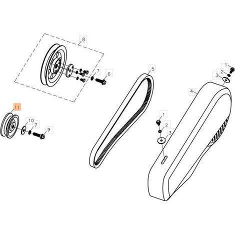 ORIGINAL ANTRIEBSRAD EMAK L66150935