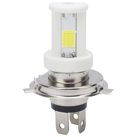 Ampoule de Phare LED, H4 LED Ampoule de Phare de Moto Faisceau Haut/Bas Lumière Blanche 1080LM 6500K Lampe Avant de Moto (1/5)