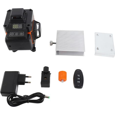 Niveau Laser 4D 16 Lignes Compact - Écran LCD & Autonivelant - Design Mini pour Poche - Pour Carrelage, Placoplâtre, Rénovation - Idéal Artisan et Bricoleur Exigeant (1/5)