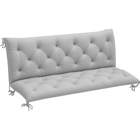Three-Seater Bench Cushion - Light Grey (1/5)