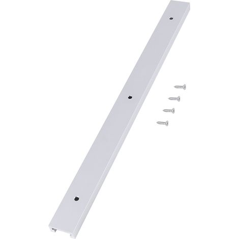 Rail en T de 400 mm en alliage d'aluminium avec vis autotaraudeuses pour le travail du bois (1/5)