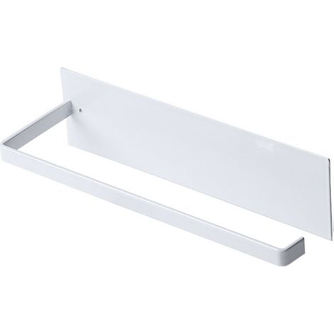 Support Pour Essuie-Tout - En Acier Inoxydable - Fixation Adhésive Sans Perçage - Pour Cuisine Et Salle De Bains - Longueur Tige 22 Cm - 1 Pièce (1/5)